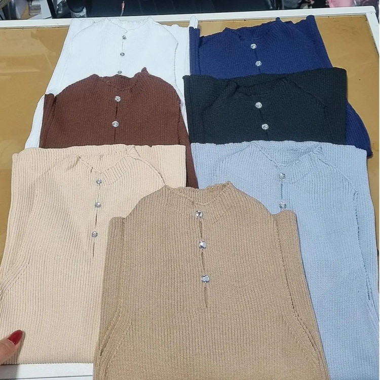 تاپ یفه سه دکمه، کبریتی، جنس پنبه